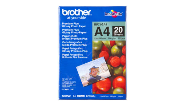 Carta Lucida A4 Brother Bp71ga4 4977766658416