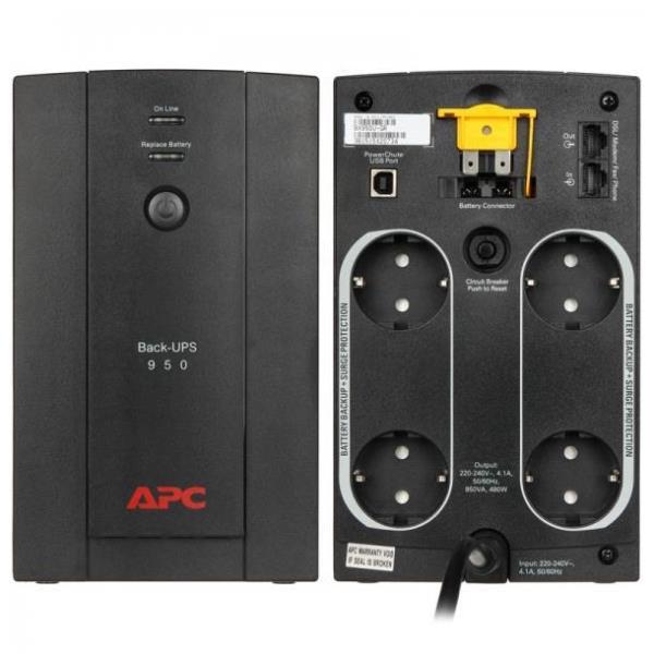 Apc Back Ups 950va 230v Avr Apc Surge And Back Ups Bx950u Gr 731304315988