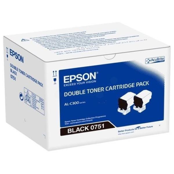 Toner Nero Conf 2pz S050750 Epson C13s050751 8715946542249