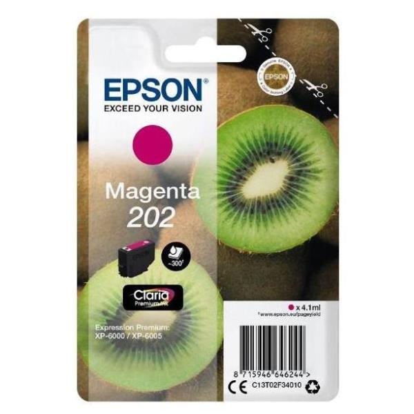 Cart Magenta Kiwi 202 Epson C13t02f34020 8715946646251