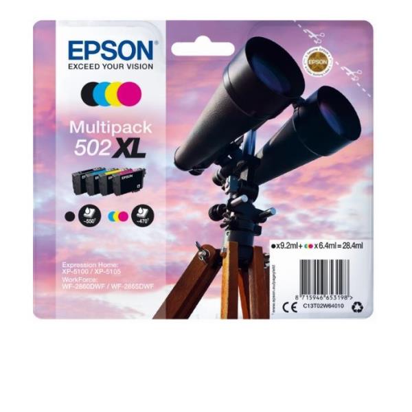 Cart Multipack 502xl Ncmg 4pz Epson C13t02w64020 8715946653211