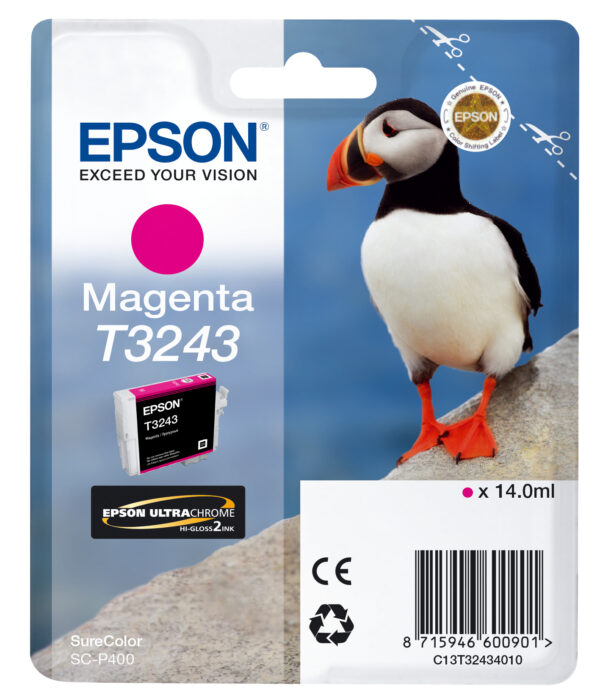 Hi Gloss2 T3243 Puffin Epson New Consumer C13t32434010 8715946600901