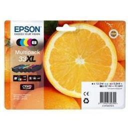 Multipack 33xl Arancia N 5 Colori Epson C13t33574021 8715946645506