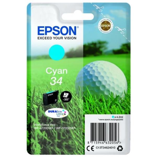 Cartuccia Ciano 34 Pallina da Golf Epson C13t34624020 8715946632063