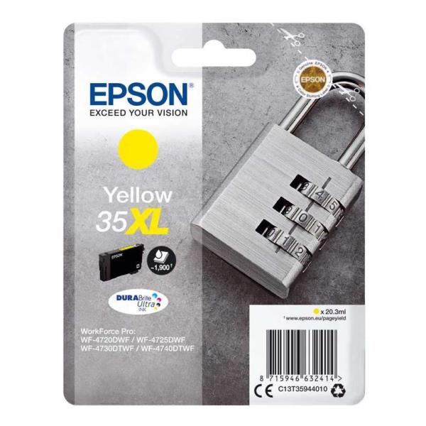 Cartuccia Giallo 35xl Lucchetto Epson C13t35944020 8715946632421