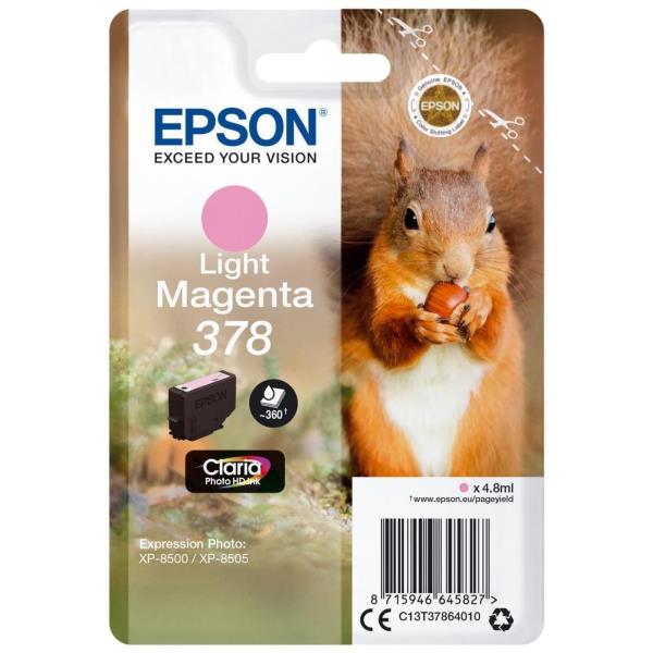 Cart Light Magenta 378 Scoiattolo Epson C13t37864020 8715946645834