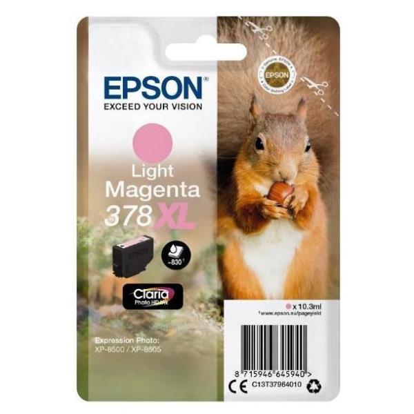 Cart Magenta Light Scoiattolo 378xl Epson C13t37964020 8715946645957