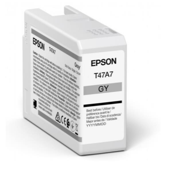 Singlepack Gray T47a7 50 Ml Epson C13t47a700 8715946680965