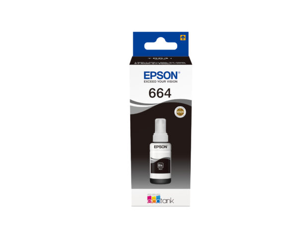 T6641 Black Ink Bottle 70ml Epson Its Ink S7 C13t664140 8715946540979