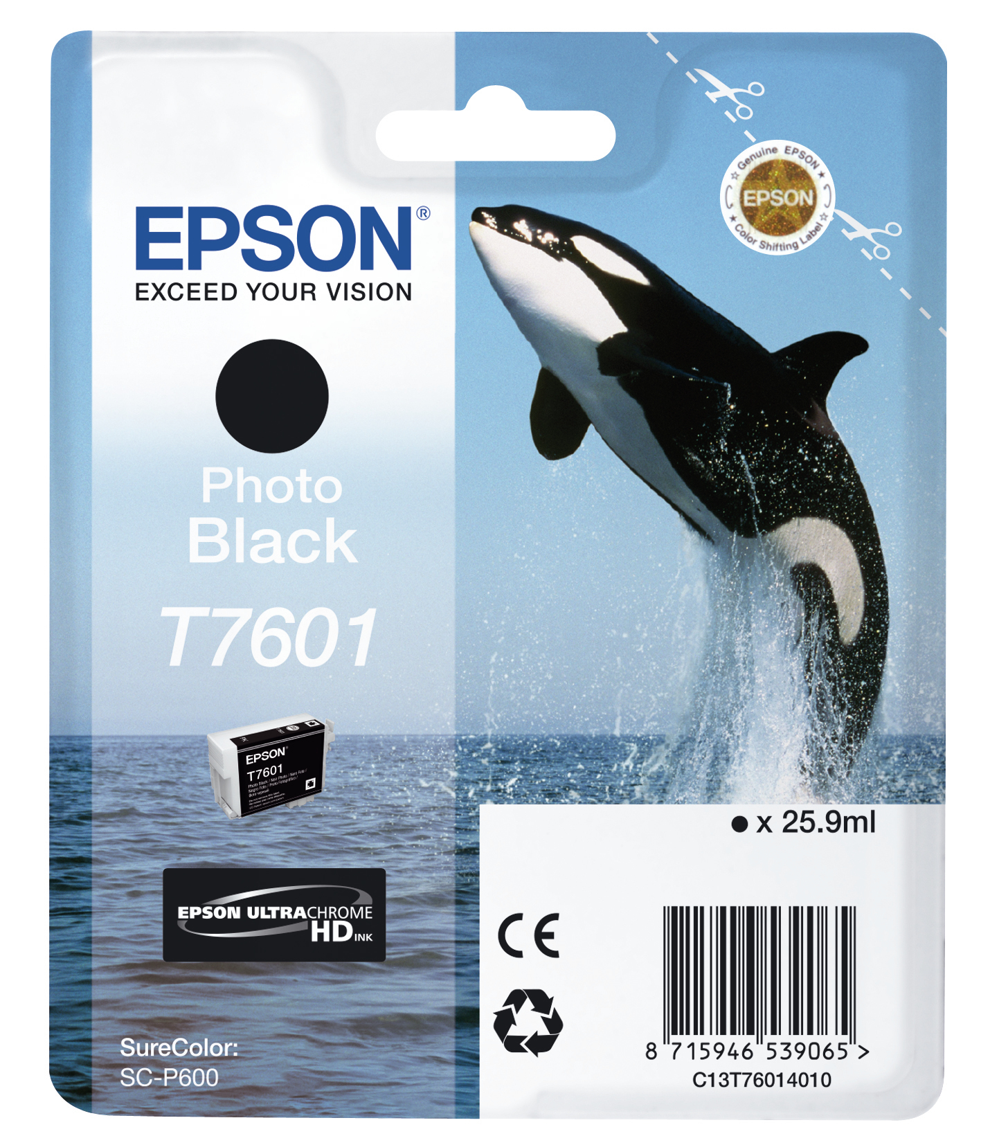 Cartuccia Nero Photo Epson New Consumer C13t76014010 8715946539065