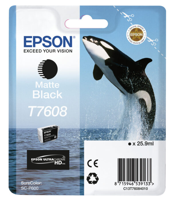 Cartuccia Nero Matte Epson New Consumer C13t76084010 8715946539133