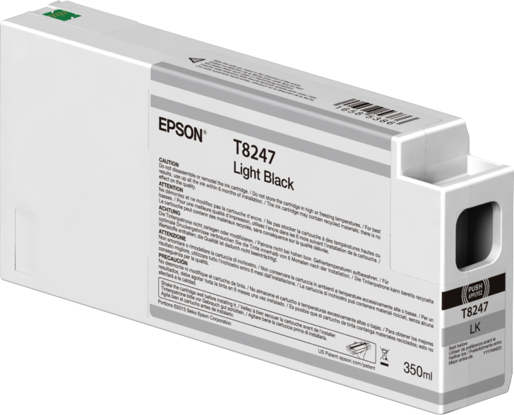 Tanica Light Black 350ml Epson C13t824700 10343917651