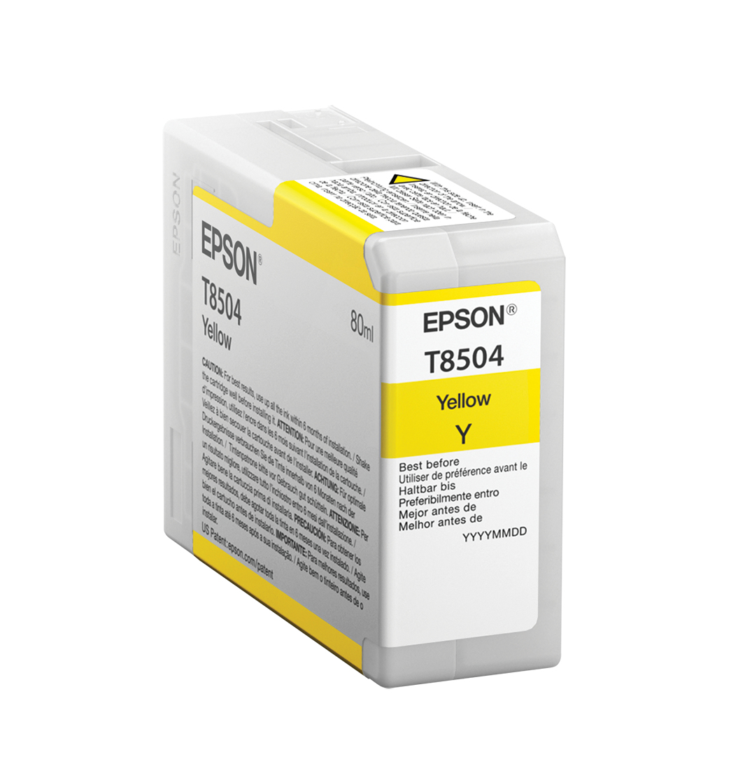 Cartuccia di inchiostro Giallo Epson SureColor 80ml T8504 0010343914896