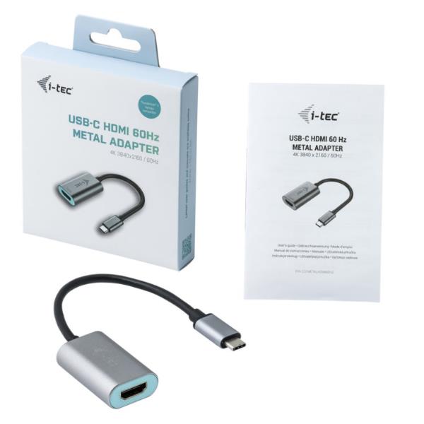 Usb C Metal Hdmi Adapter 60hz I Tec C31metalhdmi60hz 8595611702600