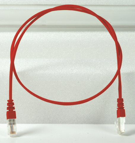 Patch Utp Cat 6 Rosso 1m Cis Cabling C6u1r