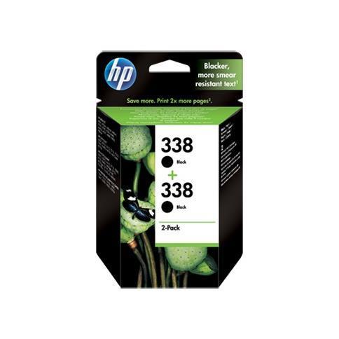 Hp 338 Nero Ink 2pack Vivera Blist Hp Inc Cb331ee 301 884962917404