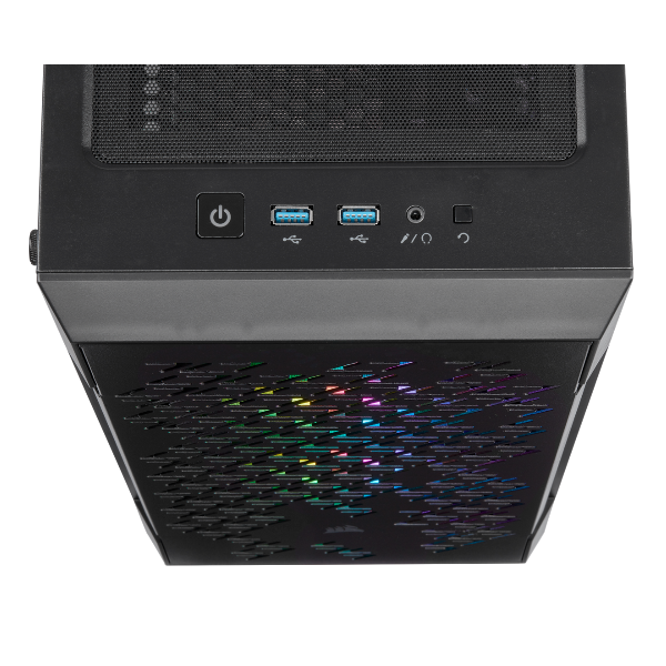 Cabinet 220t Rgb Tg Black Corsair Cc 9011173 Ww 840006609124