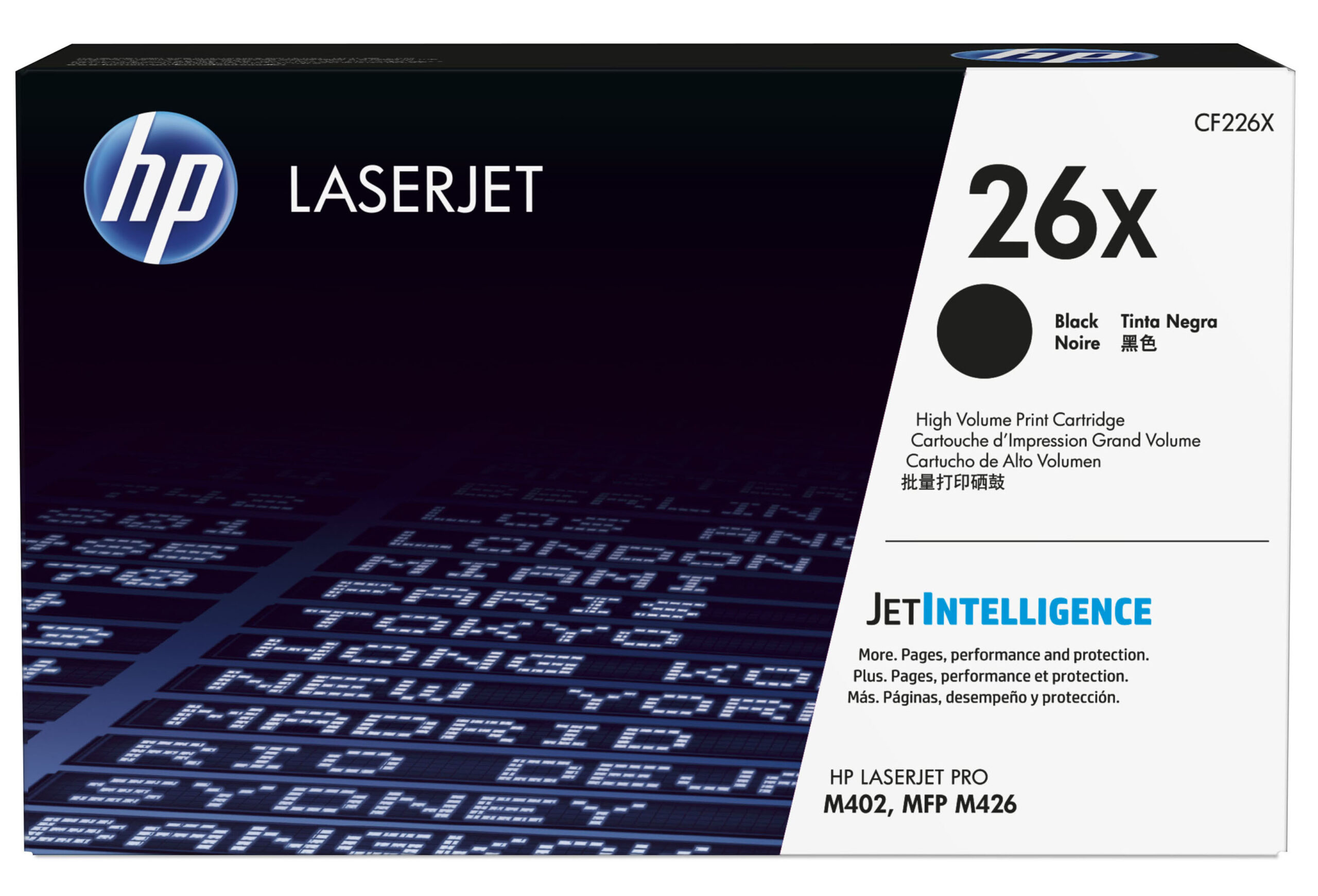 Toner hp 26x alta capacità nero laser 0889296154778