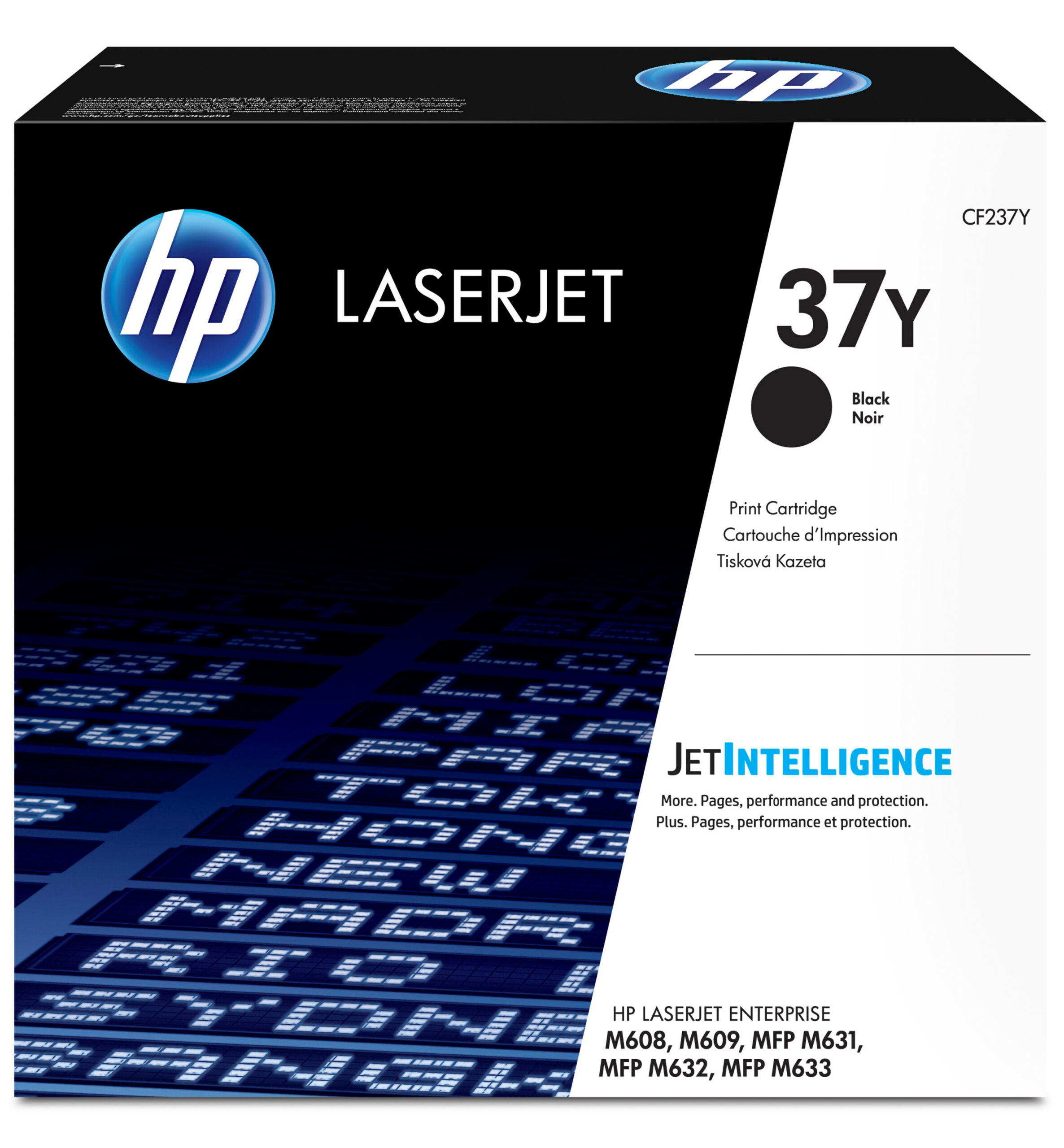 Toner Nero Hp 37y Laserjet Enterprise Serie M631 M632 M633 M609 M608 Cf237y 889899204221