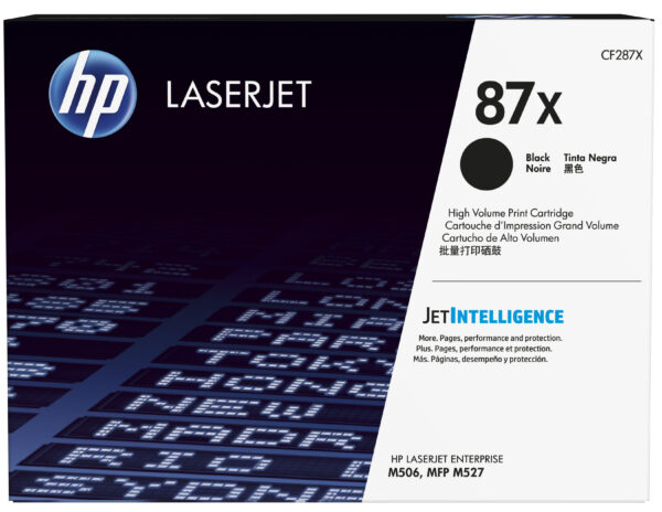 Toner Cartridge 87x Black Hp Ops A4valuelj Transasupp Gj Cf287x 889296182900