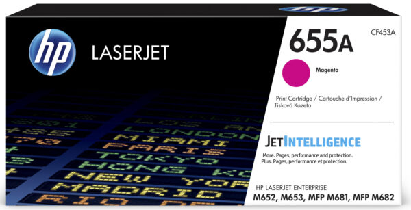 Toner Magenta Hp 655a Color Laserjet Enterprise Serie M652 M653 M681 M683 Cf453a 889894325440