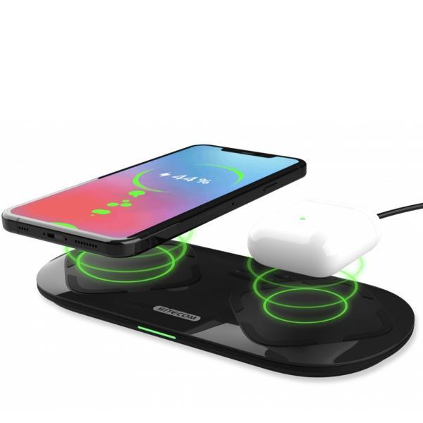 Dual Wireless Charging Pad Sitecom Ch 008 8716502031030