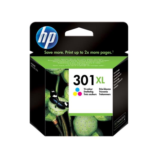 Cart Ink 301xl Tricromia Blister Hp Inc Ch564ee 301 884962894576