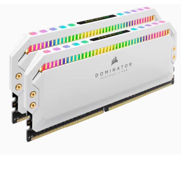 Dom Plat Rgb 2x8gb Ddr4 3600 Wh Corsair Cmt16gx4m2c3600c18w 840006625322