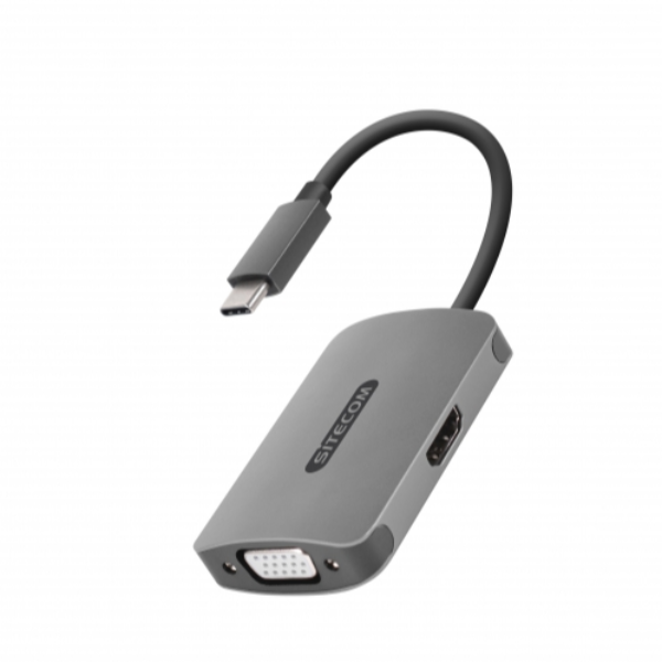 Usb C To Vga Hdmi Adattatore Sitecom Cn 373 8716502030484