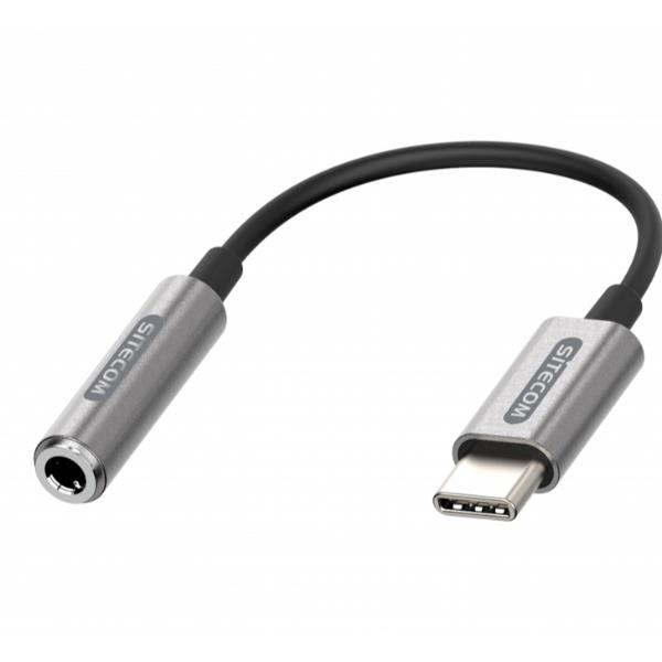 Usb C To 3 5mm Audio Adapter Sitecom Cn 395 8716502031023