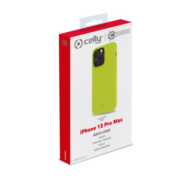 Cromo Fluo Iphone 13 Pro Max Yl Celly Cromo1009ylf 8021735190585