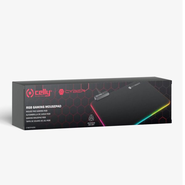 Gaming Mousepad Rgb Bk Celly Cyberpadbk 8021735188711