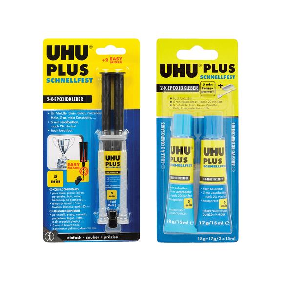 Uhu Plus 5 Min Bl 30 Ml 2x15ml Uhu D9244 4026700457001