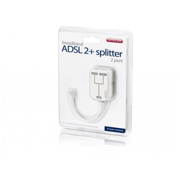 Adsl Splitter 2 Port Sitecom Dc 212 8716502003570