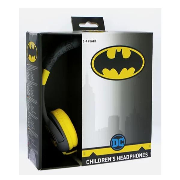 Batman Bat Signal Kids Headphones 4side Dc0764 5055371623001