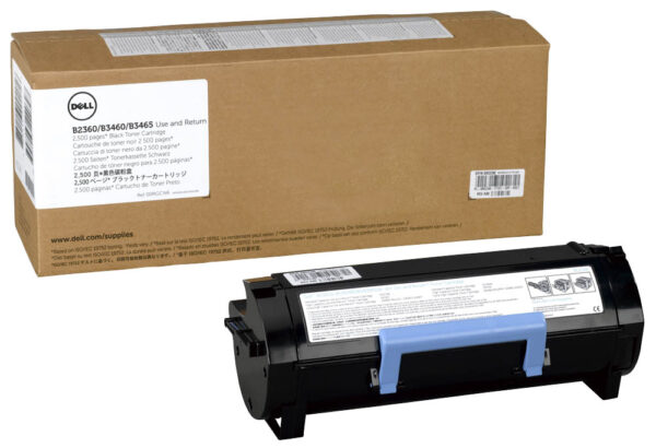 Toner Nero Dell B2360ddn B3460dn B3465dnf Stand Cap 593 11165 5397063220397