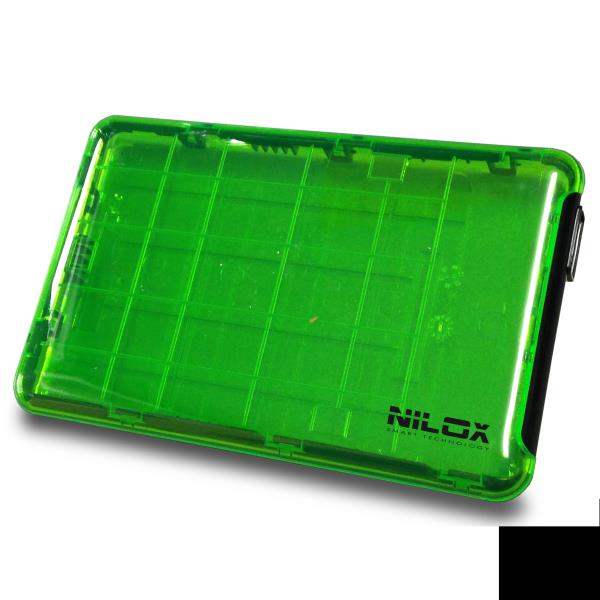 Box Usb 3 0 2 5p Verde Trasparente Nilox Dh0002gt 8059616337057