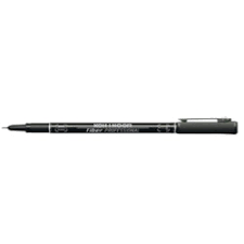 Fineliner Professional Fiber Nero 0 4mm Confezione da 10 Pezzi