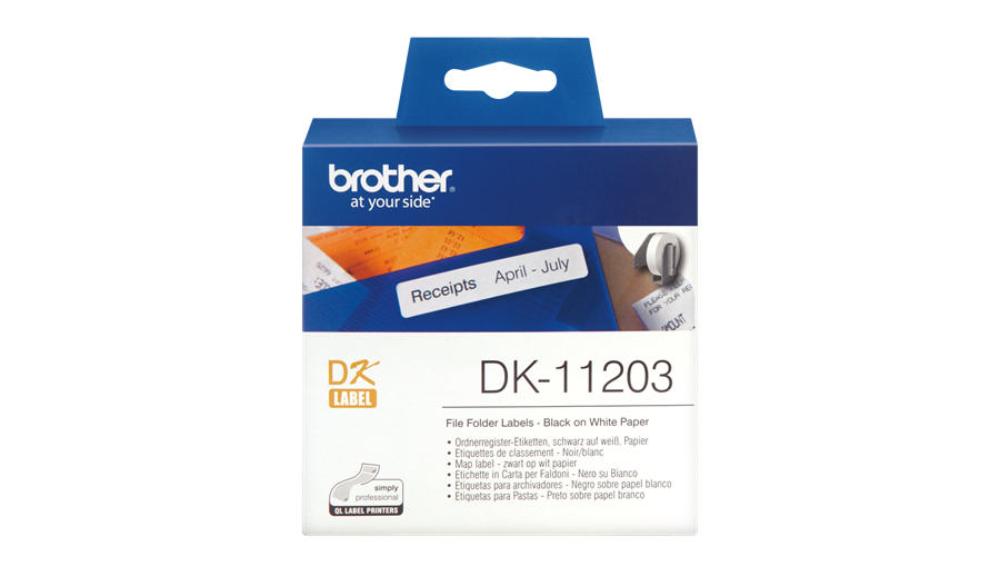 Etichette Adesive per Ql 500 Brother Consumables Ink Dk11203 4977766628150