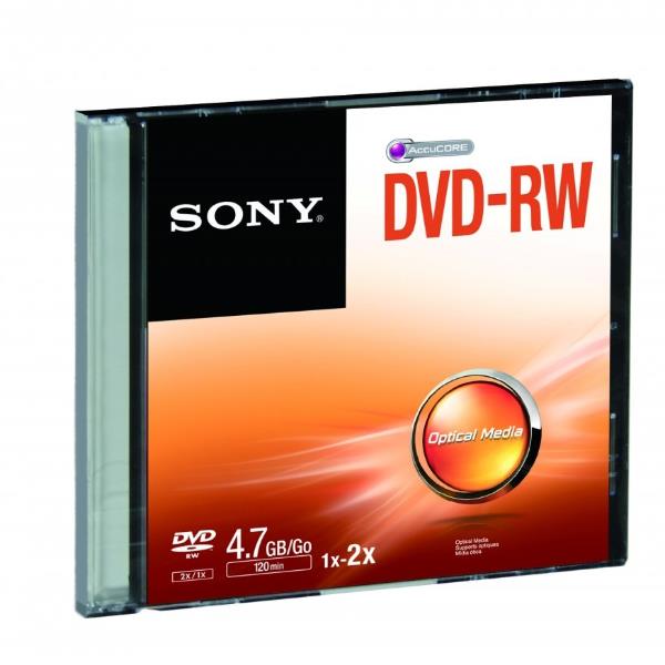 Dvd Rw 2x 4 7gb Slim Case Sony Dmw47ss 27242852686