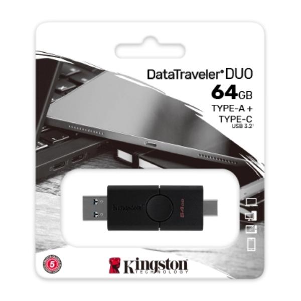 64gb Datatraveler Duo Usb3 2 Type C Kingston Dtde 64gb 740617312898