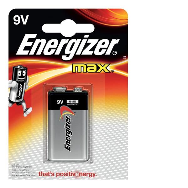 Energizer Max 522 Bp1 9v Energizer E300115902 7638900410297