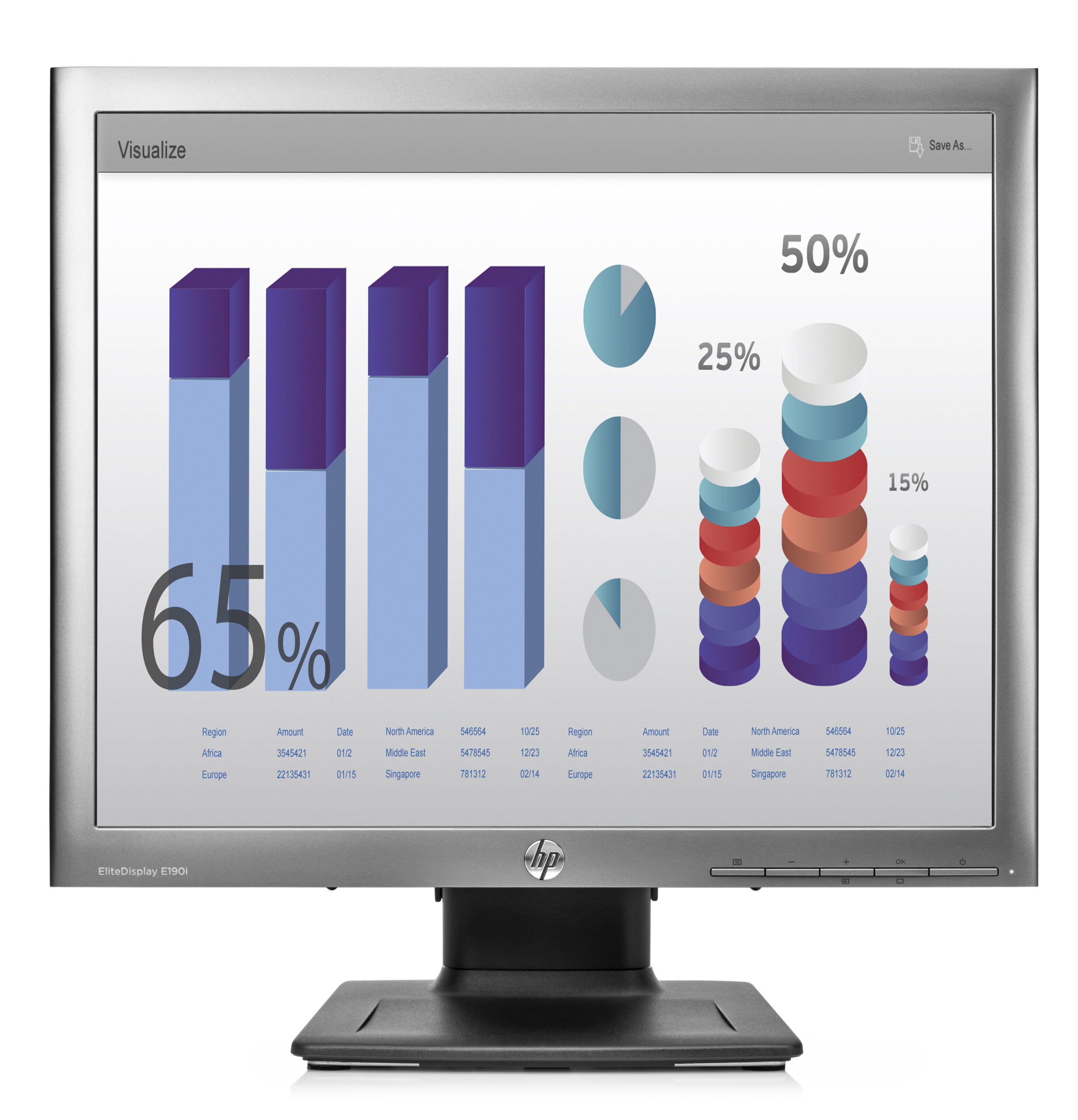 Elite Display E190i 1280x1024 Hp Comm Displays Tv Bo E4u30at Abb 887758636459