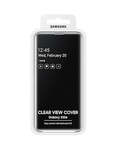S10e Clear View Coverblack Samsung Ef Zg970cbegww 8801643651374