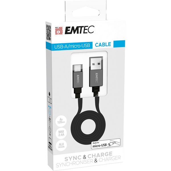 Emtec Cavo Usb a To Micro Usb T700 Ecchat700mb 3126170158383