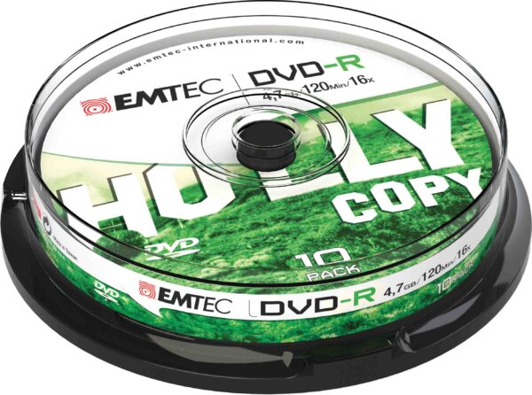 Dvd R Emtec4 7gb 16x Spindle Kit 10zp Ecovr471016cb 3126170114686