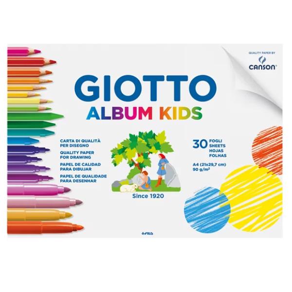 Album Kids Liscia Col 90g 5x5m Giotto F580800 8000825021763