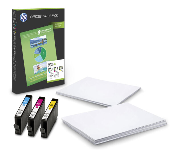 Combo Pack N 935xl Hp Inkjet Media Au F6u78ae 888182953235