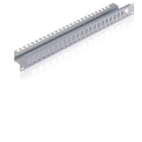 Pann 1u X 24 Rj45u S Keyst Grigio Tecnosteel F9251