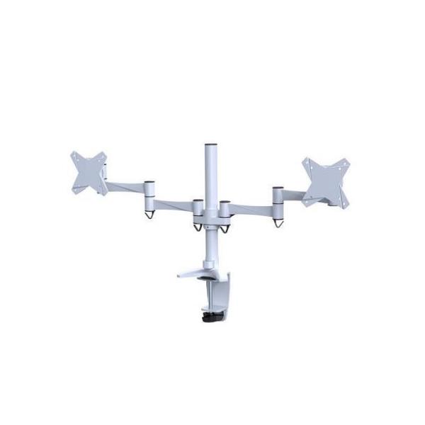 Desk Mount Dual 27in White Clmp Newstar Computer Products Eur Fpma D1330dwhite 8717371444471